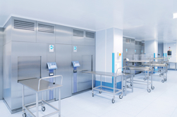 Контейнеры для бочек в Университетской больнице Острава