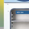 Элементы интерьера из нержавеющей стали 1.4301/304